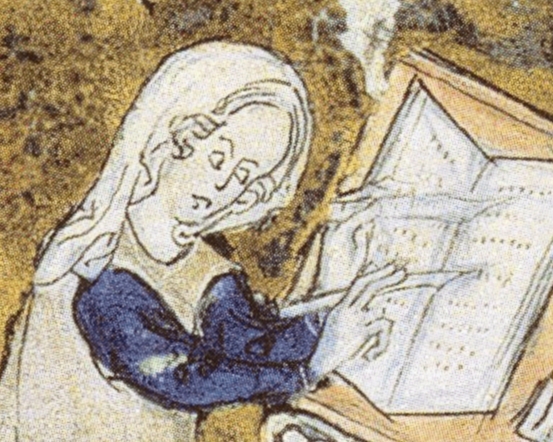  Marie de France, da un manoscritto ora conservato alla Bibliothèque Nationale de France.
