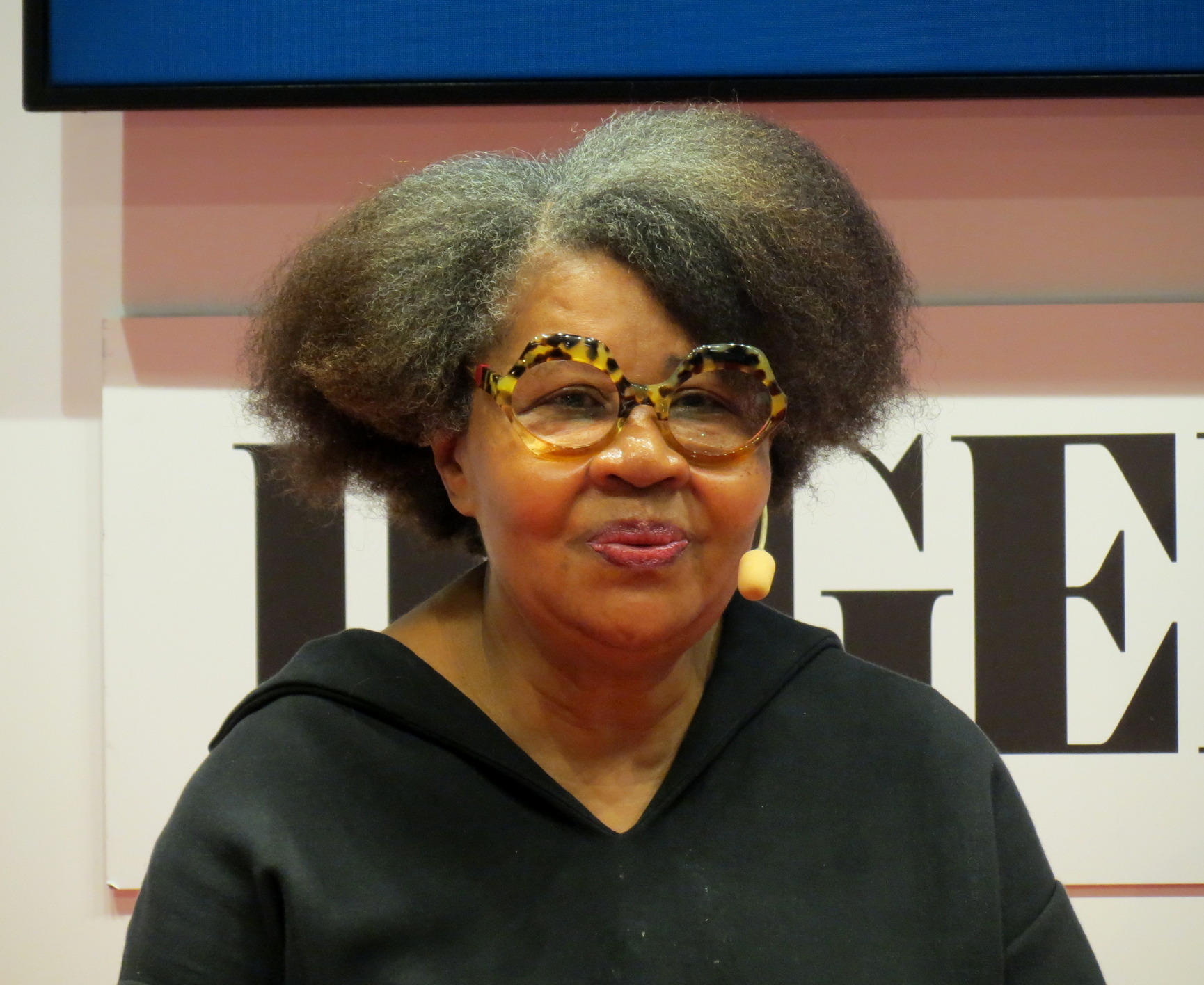 Jamaica Kincaid alla Göteborg Book Fair, settembre 2019.