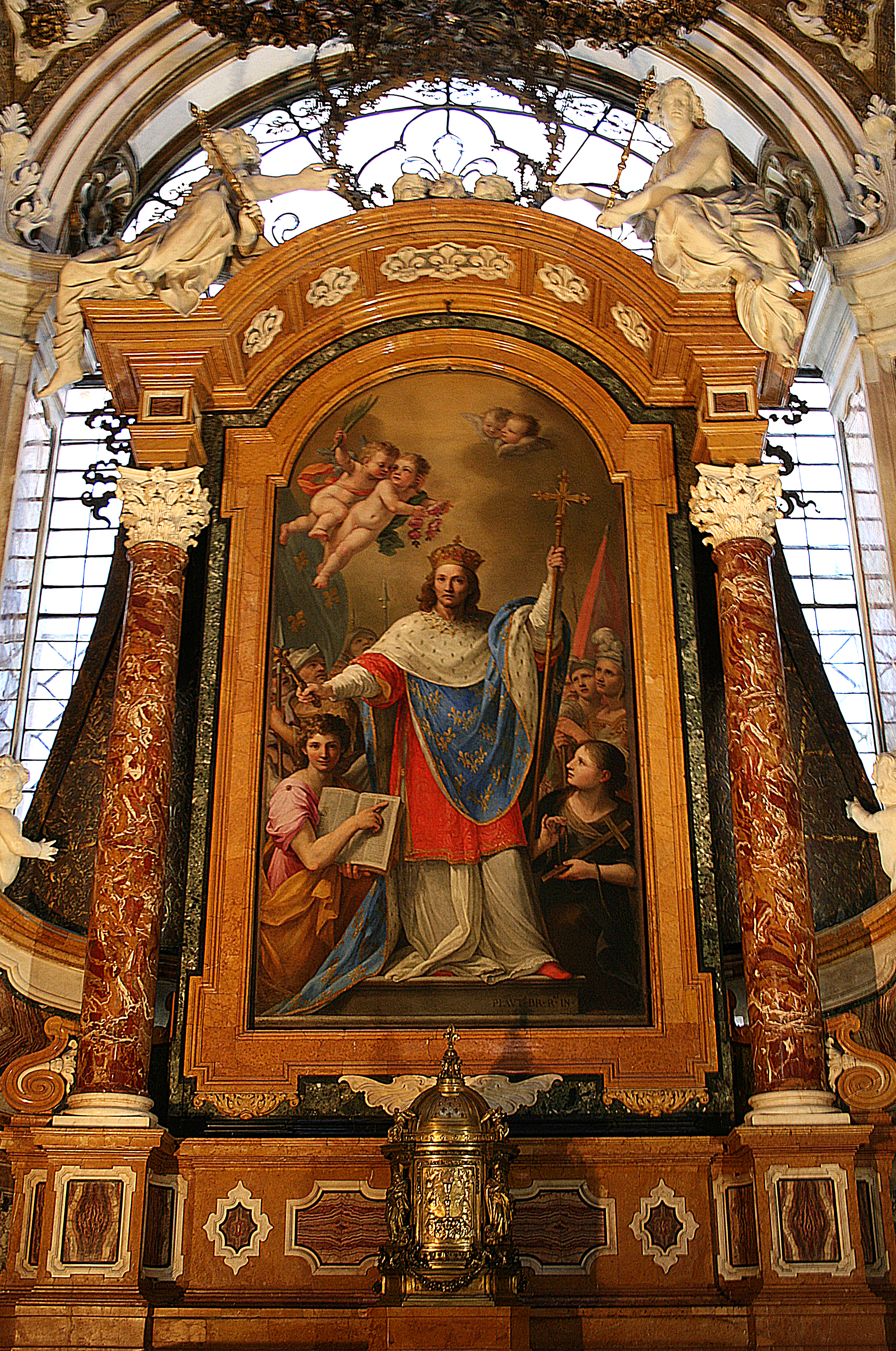 Plautilla Bricci, Cappella di San Luigi, Roma Chiesa di San Luigi dei Francesi