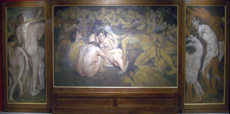 Domenico Baccarini, L’umanità dinanzi alla vita (Le passioni umane), Faenza, Pinacoteca Comunale