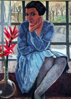 Oscar Saccorotti, Ritratto di Lucia Rodocanachi, Olio su tela, 1928