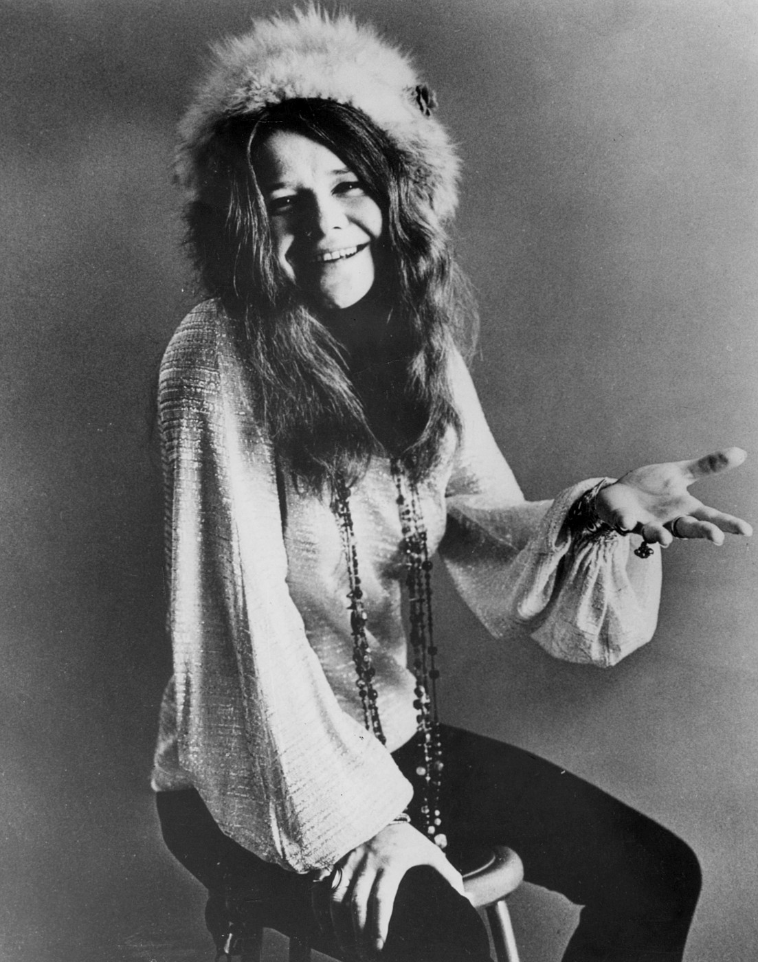 Janis Joplin in una foto promozionale del 1969.