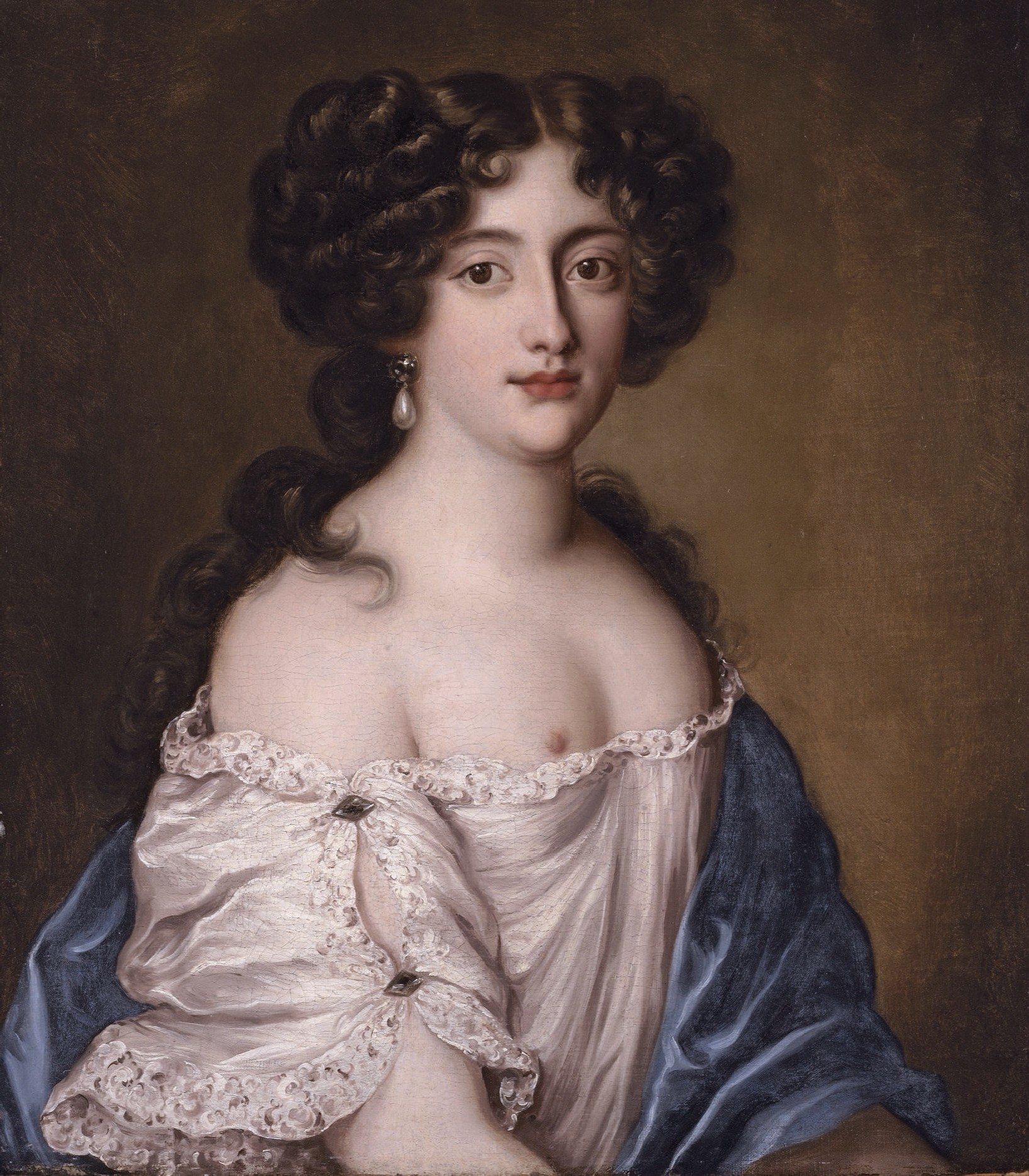 Ortensia Mancini in un ritratto di Jacob Ferdinand Voet (1675). Fonte: Wikimedia Commons
