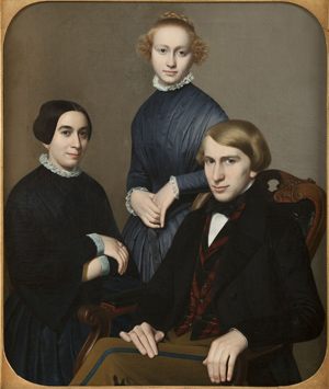  Francesca, Maria e Vincenzo Lutti. Collezione privata di Riva del Garda.
