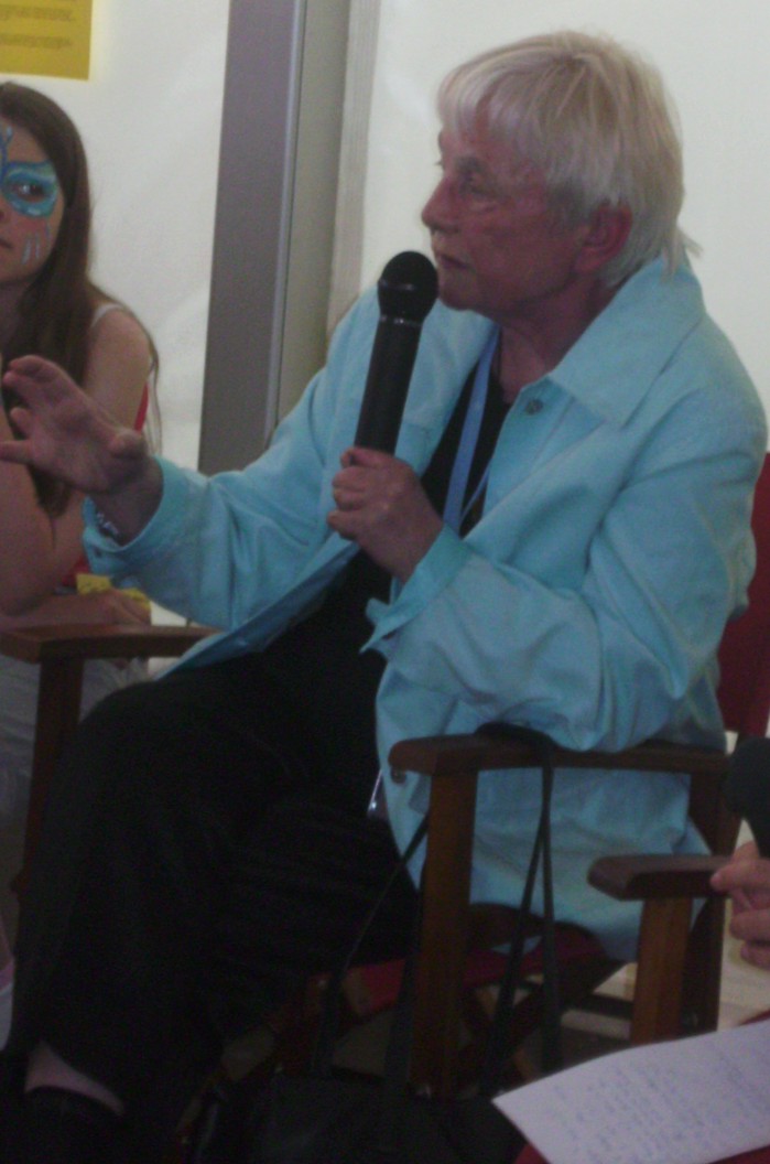 Elisabeth Schüssler-Fiorenza al Deutschen Katholikentag 2008, Osnabrück.