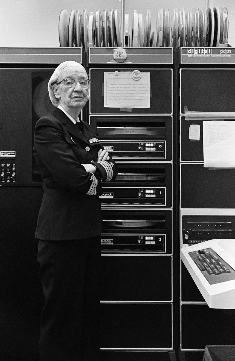  Grace Murray Hopper, in her office in Washington DC, 1978, ©Lynn Gilbert