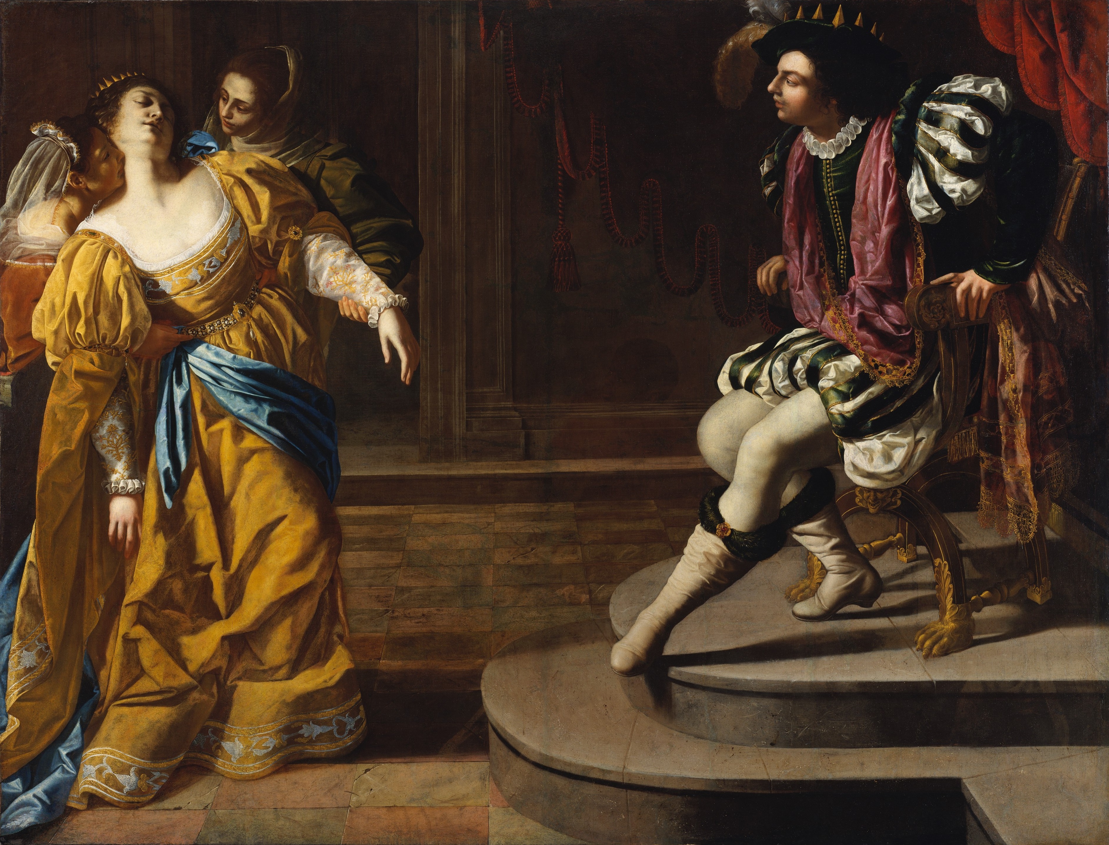 Ester e Assuero, Artemisia Gentileschi, 1628/1635.