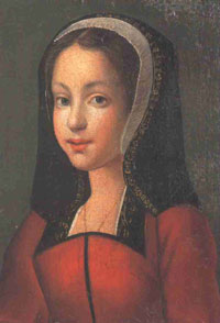 Giovanna di Castiglia da bambina, sedicesimo secolo.
