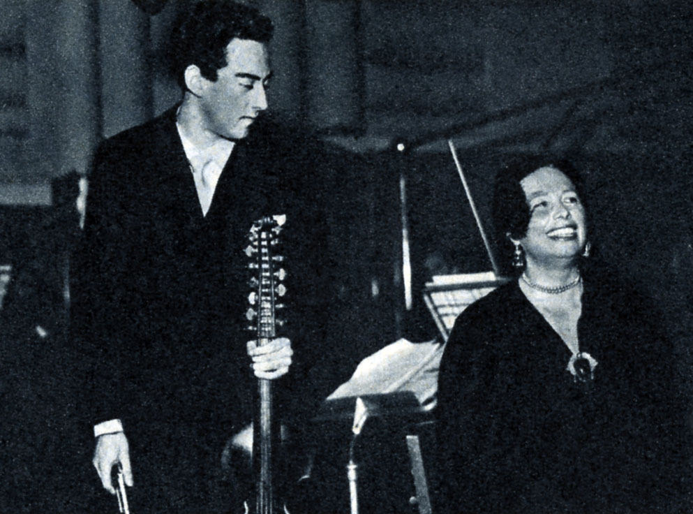 Ornella Puliti Santoliquido e Bruno Giuranna, 1955.