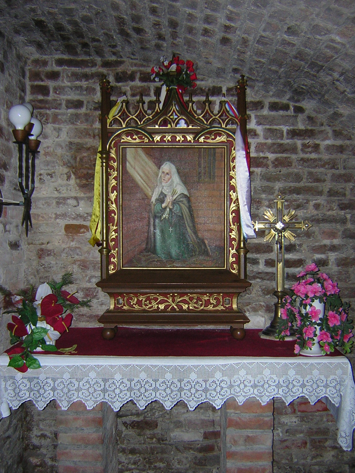 Ritratto di Dorota di Montau a Kwidzyn, Polonia.