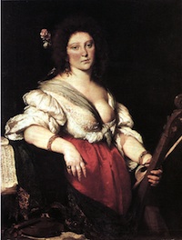  Ritratto di Barbara Strozzi, di Bernardo Strozzi, 1630 circa. Gemäldegalerie Alte Meister, Dresda.
