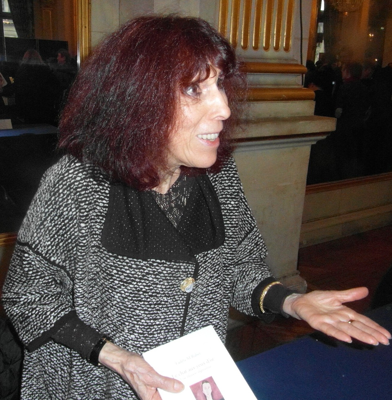Fadéla M'rabet. Parigi, febbraio 2016. Fonte: Wikimedia Commons