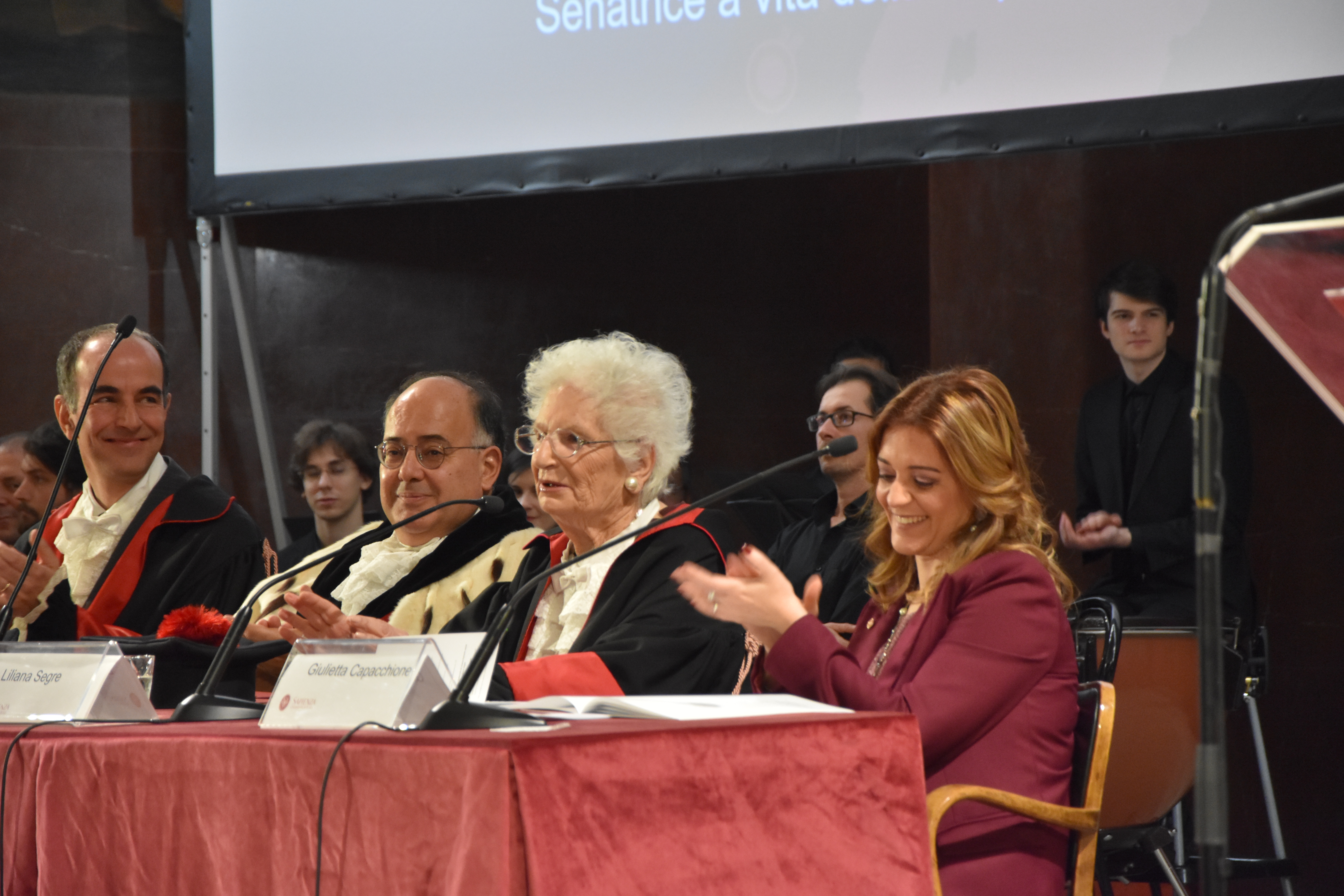 Inaugurazione dell’anno accademico 2019-2020 (prima parte), martedì 18 febbraio 2020, Aula magna del Rettorato – foto di Stefania Sepulcri (settore Ufficio stampa e comunicazione) -