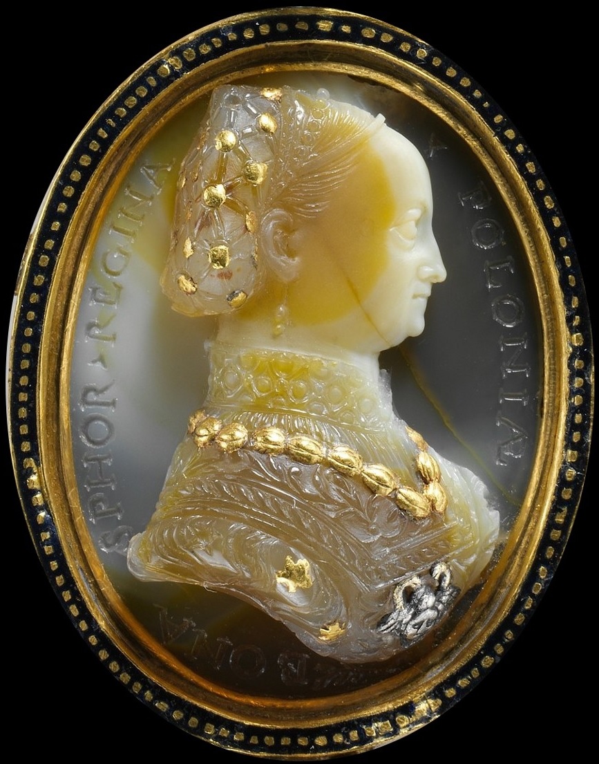 Cameo di Bona Sforza, New York, Met