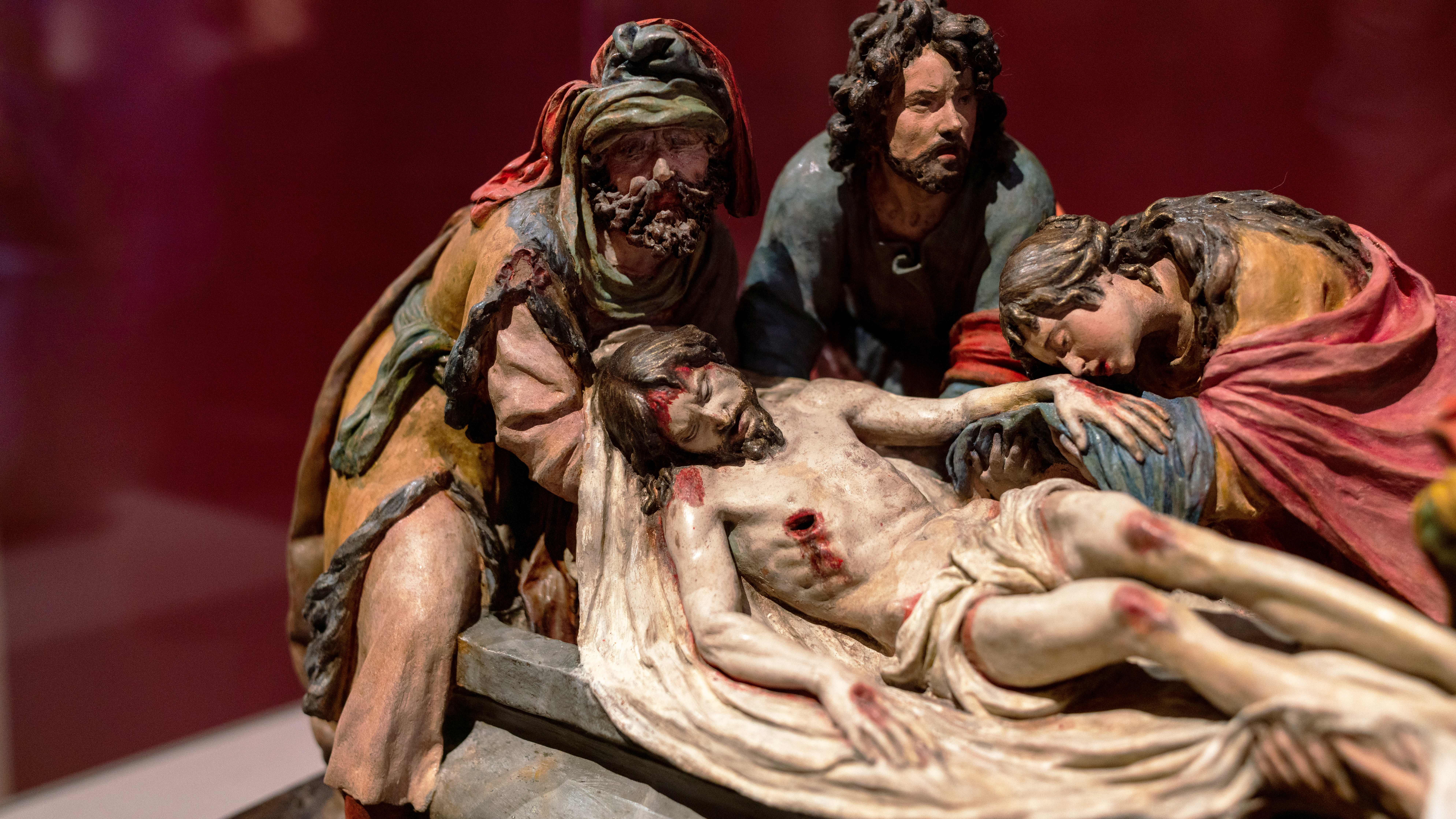 Luisa Roldán (La Roldana), La sepoltura di Cristo, 1700–1701, terracotta policroma. Fotografia di Steven Zucker su licenza CC BY-NC-SA 2.0 DEED