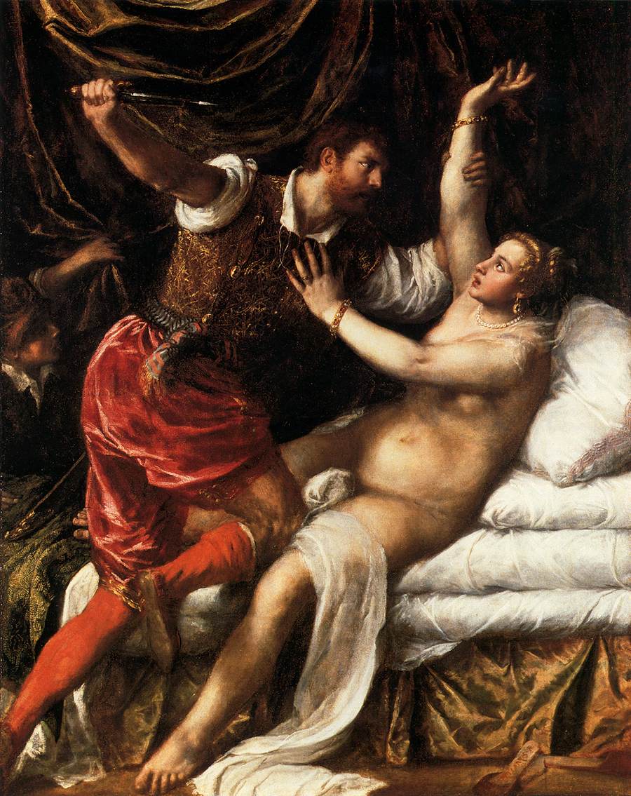 Tiziano, Tarquinio e Lucrezia, tar il 1568 e il 1571.