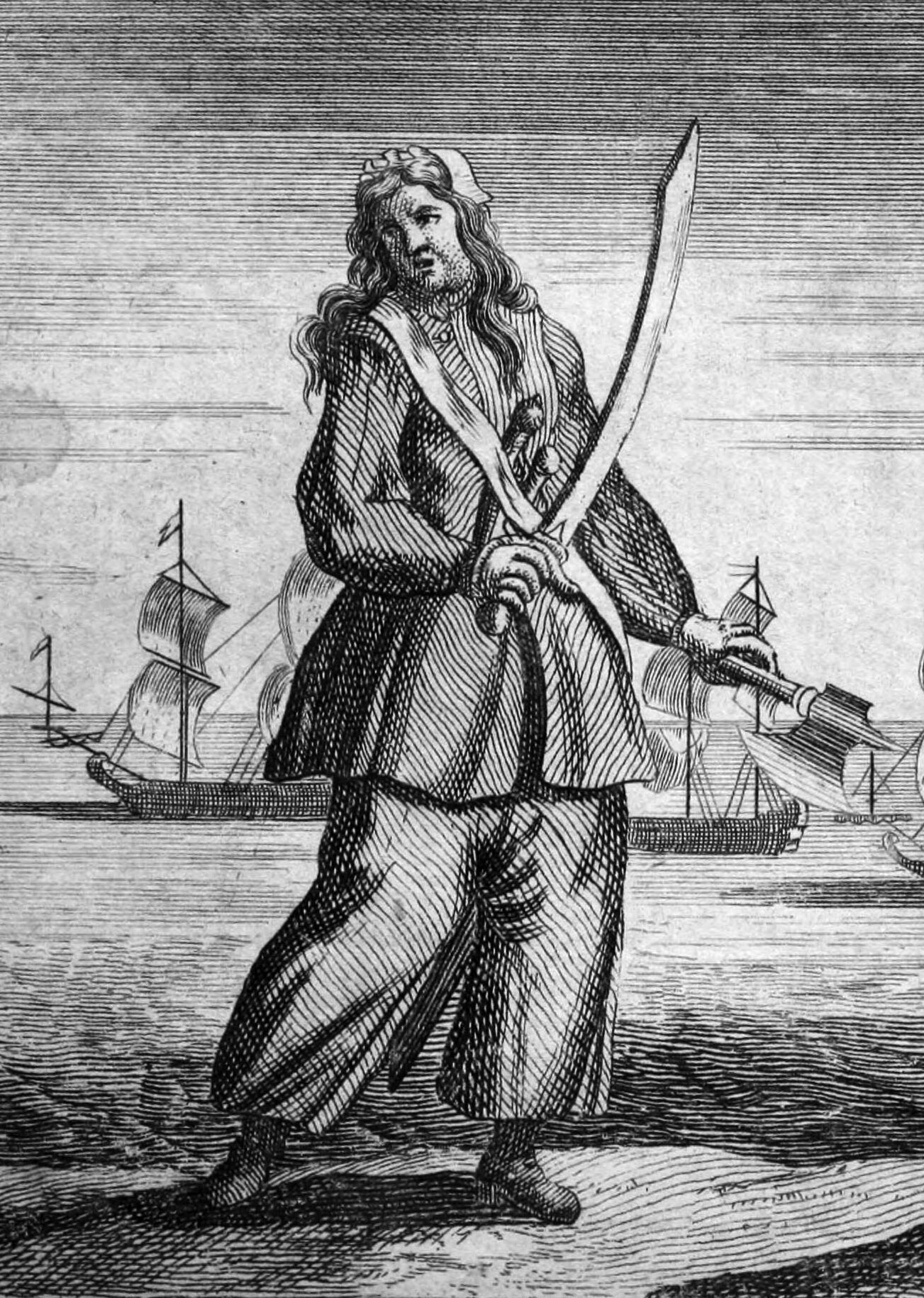 Le sole rappresentazioni di Mary Read e Anne Bonny giunte fino a noi sono le illustrazioni dei capitoli a loro dedicati nell’opera del 1724 Storia generale dei pirati. Le due sono rappresentate con abiti maschili e espressioni minacciose, sono armate e mostrano il seno scoperto. Questo perché, secondo l’autore, entrambe erano solite mostrare il seno alle loro vittime prima di ucciderle, per rivelare la loro identità di donne e rendere l’atto ancora più umiliante. Questo però non è accertato né verificabile in alcun modo: si tratta probabilmente di un dettaglio oggettificante inventato dall’autore, in linea con la misoginia dell’epoca.