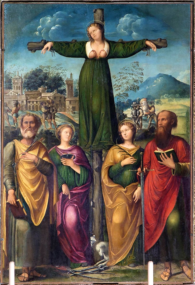 Martirio di Sant’Agata, 1519/1522. Francesco Prata da Caravaggio - Brescia, Chiesa di Sant’Agata.