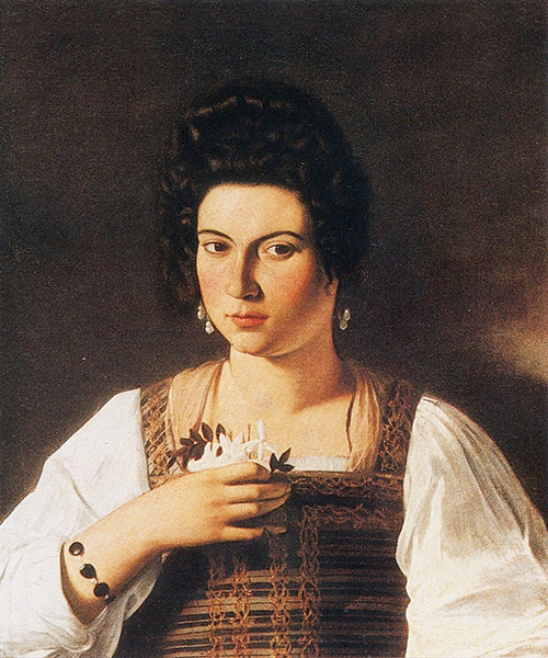 Ritratto di Fillide Melandroni, 1604, già Berlino, Kaiser Friedrich Museum, disperso dal 1945.