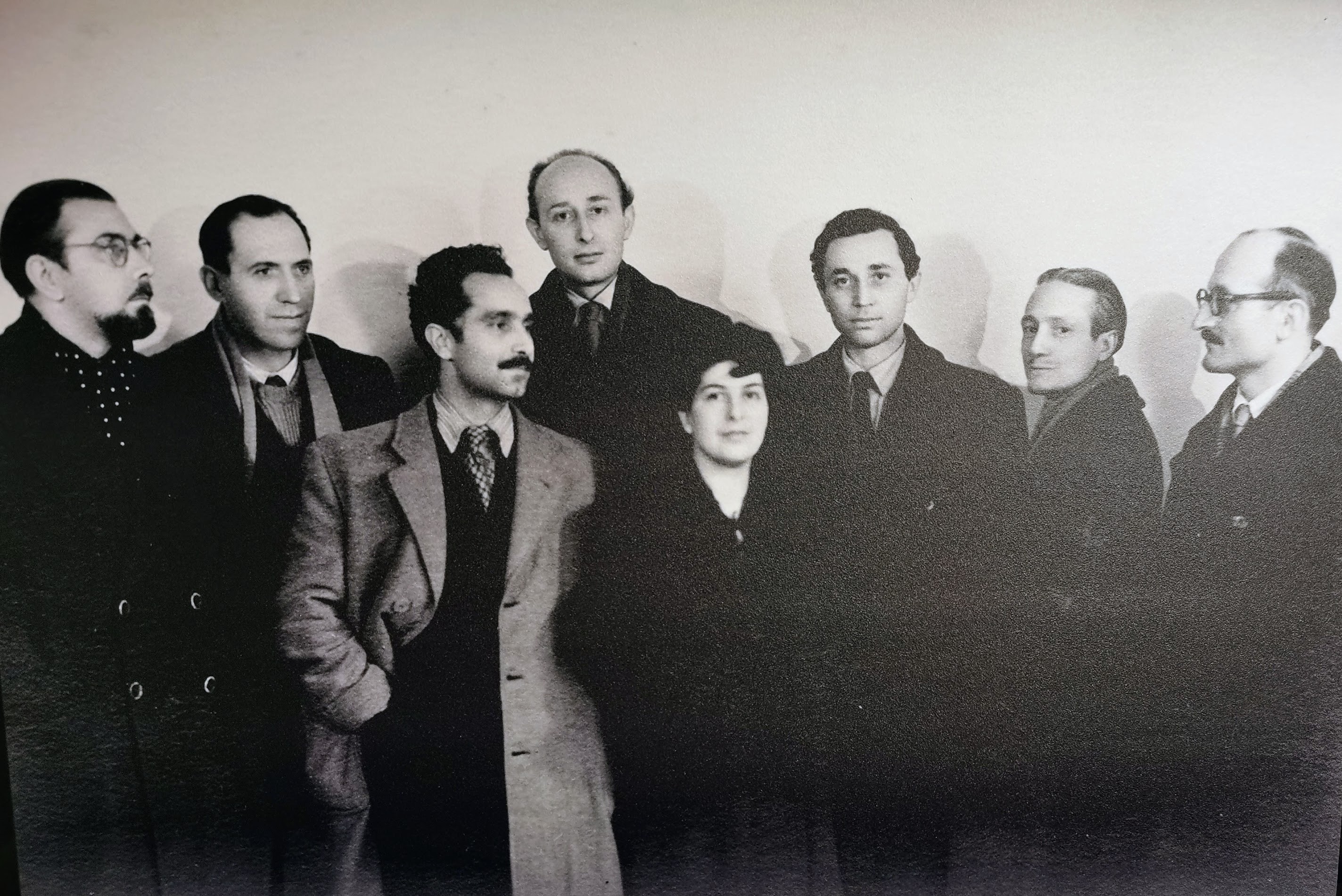 Nerina Noro, al centro, con il gruppo della 