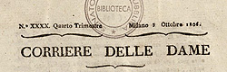  Corriere delle Dame 
