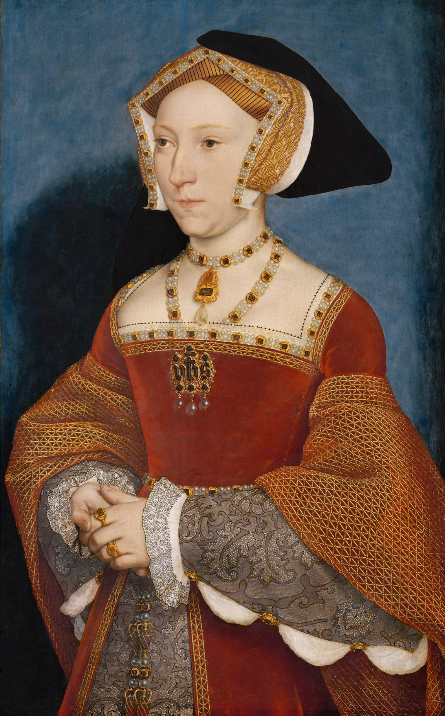Hans Holbein the Younger: Jane Seymour, 1536/1537. Kunsthistorisches Museum.