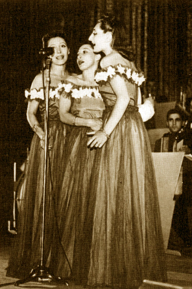 Trio Lescano nel 1942.