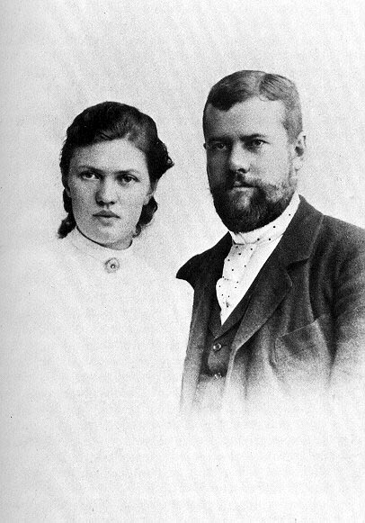 Max and Marianne Weber nel 1894.