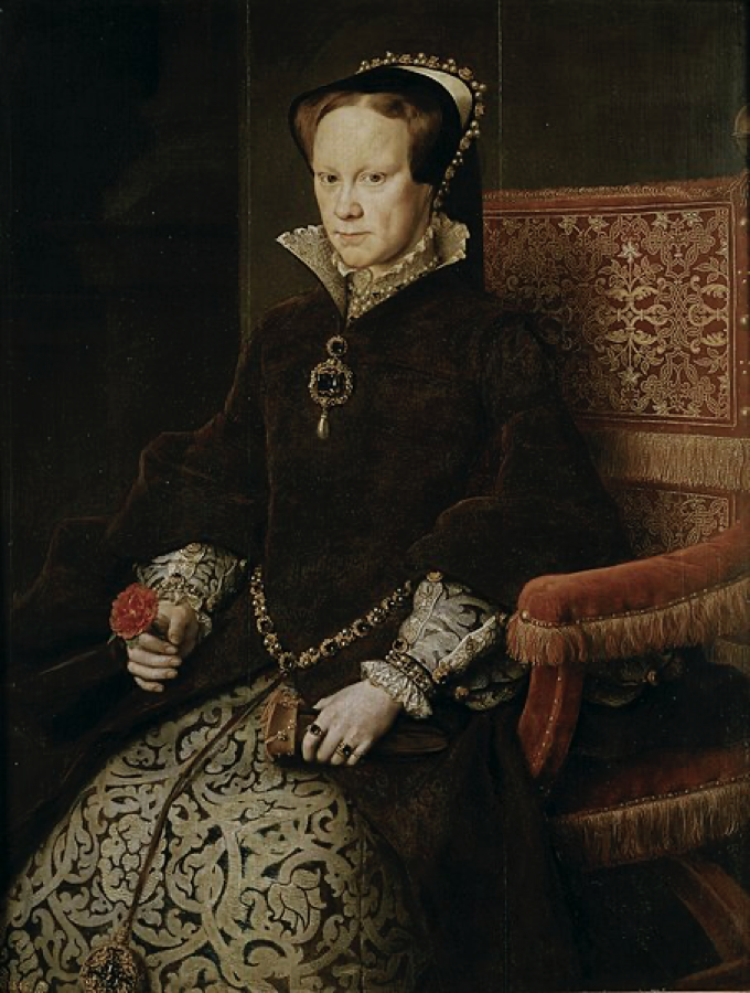 Anthonis van Dashorts, Mary I Tudor,  1554,  Museo del Prado, Madrid