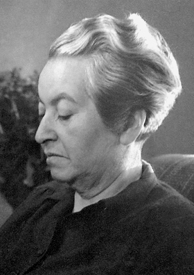 Gabriela Mistral nel 1945.