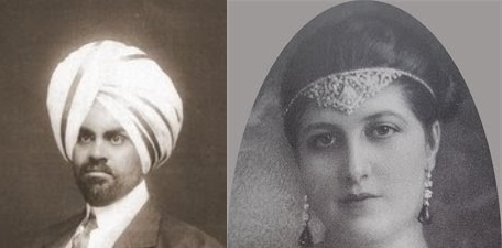 Collage Maharaja Jagatijt Singh e Maharani Prem Kaur (Anita Delgado)