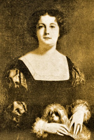  Gustave Ricard, La dama col cagnolino, madame Sabatier nel 1850 
