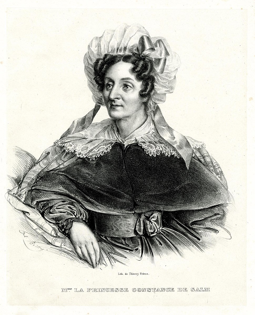 Ritratto della Principessa Constance de Salm, stampa di Jules Léopold Boilly. © The Trustees of the British Museum.