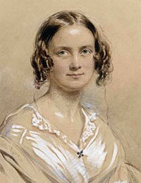 Emma Wedgwood Darwin, ritratto di George Richmond, 1840. Down House, 	
London Borough of Bromley, UK.