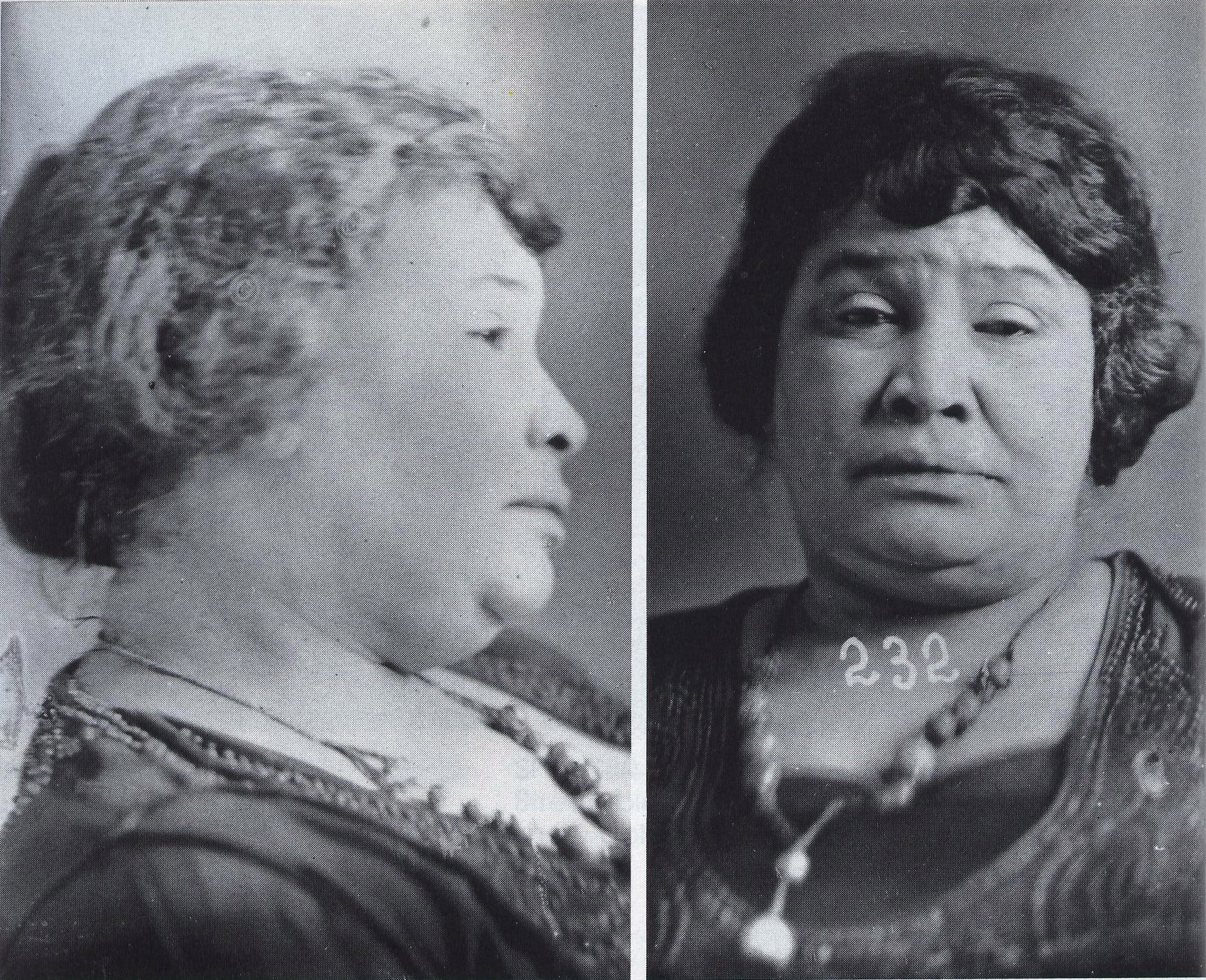 Foto segnaletica di Lulu White, 1920.