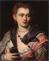  Ritratto di Veronica Franco, opera di un probabile seguace del Tintoretto.
