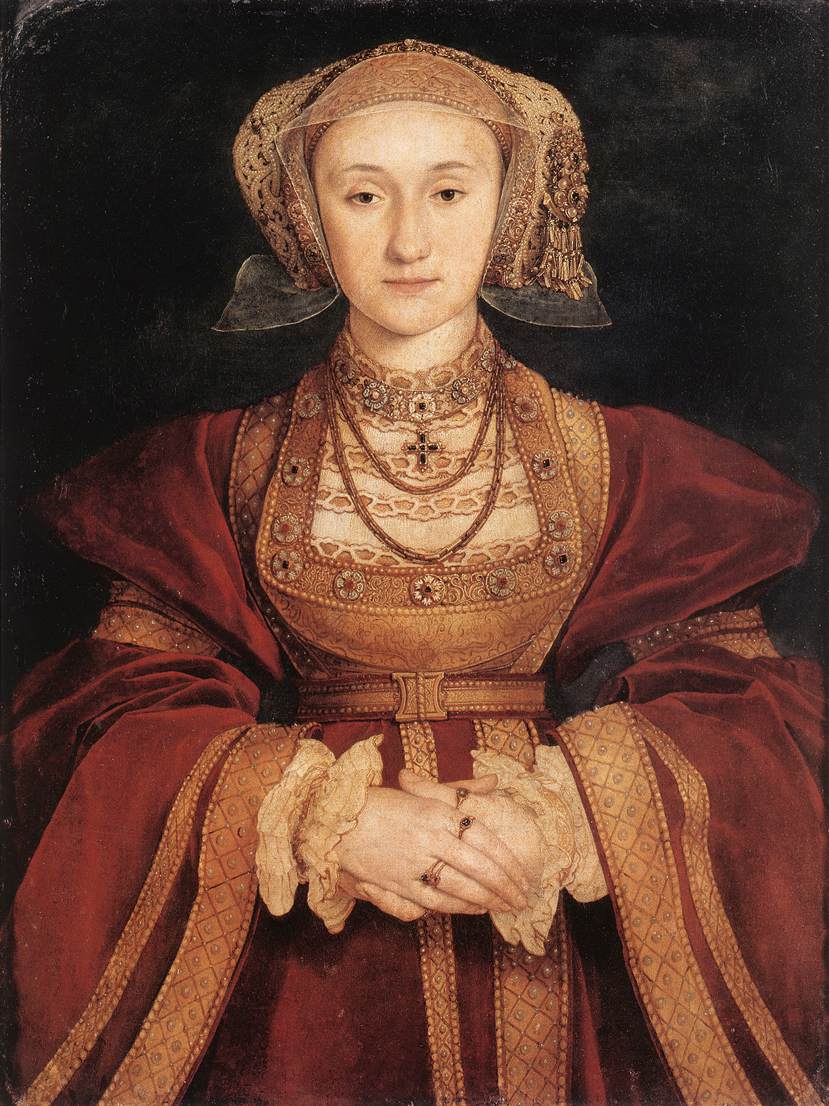 Ritratto di Anna di Cleves, olio su tela, 1539, Museo del Louvre [Immagine in pubblico dominio].