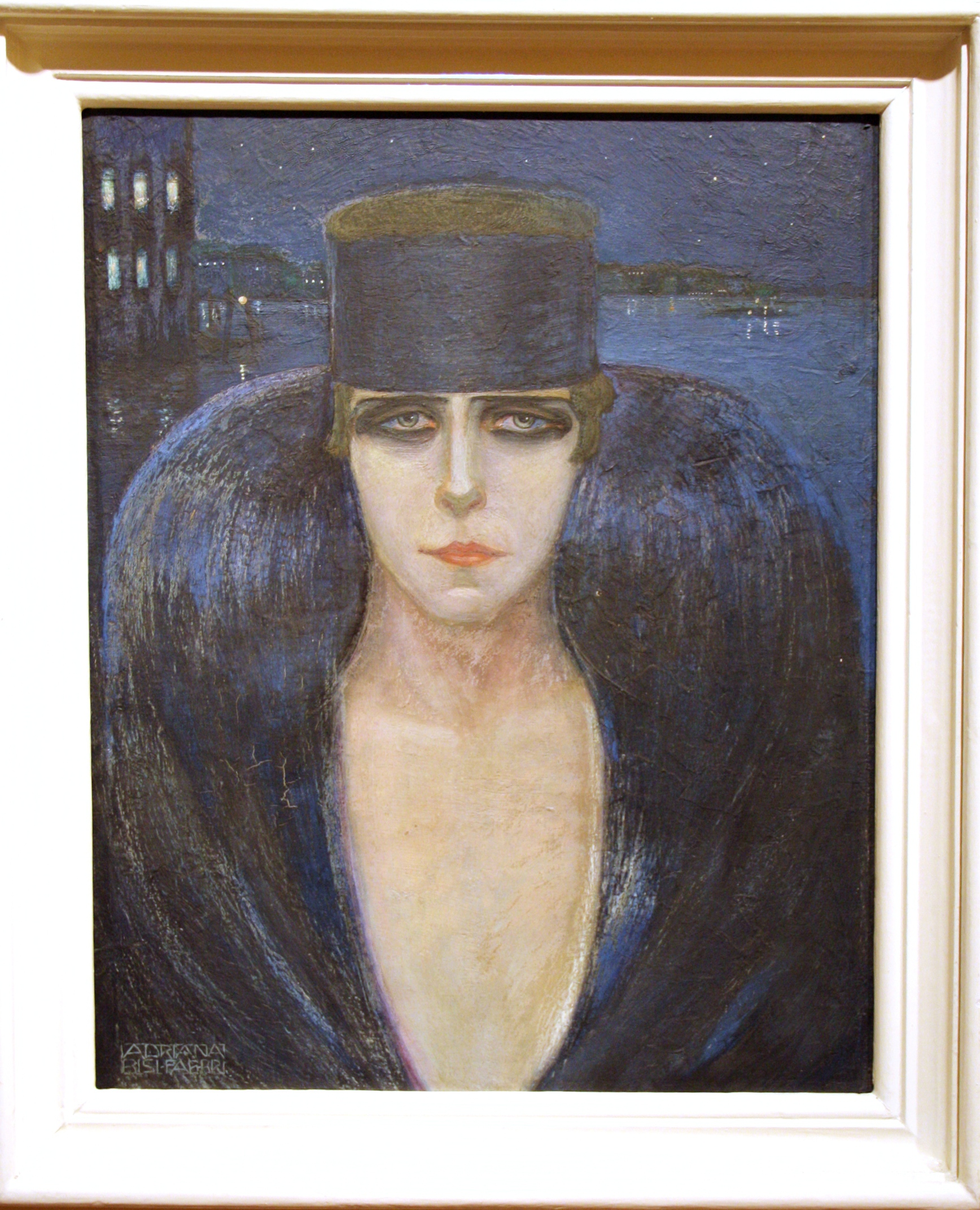 Marquess Pignatelli (i.e. Luisa Casati).  Giovanni Dall'Orto. 	
Museo del Paesaggio.