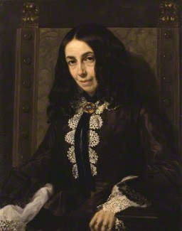 Michele Gordigiani, Ritratto di Elizabeth Barrett Browning, by Michele Gordigiani, 1858,  copyright Londra National Portrait Gallery