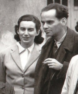Bruno Sanguinetti, antifascista italiano, con la compagna Teresa Mattei, antifascista e politica, membro della Costituente.