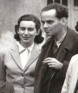 Teresa Mattei con il compagno Bruno Sanguinetti, antifascista italiano. 