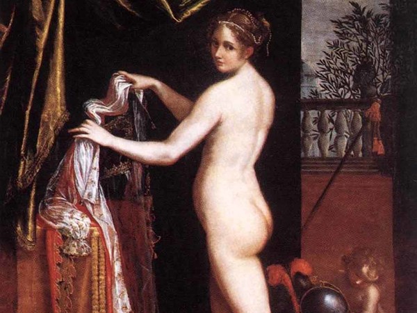 Lavinia Fontana, Minerva in atto di abbigliarsi, 1613, Galleria Borghese, Roma