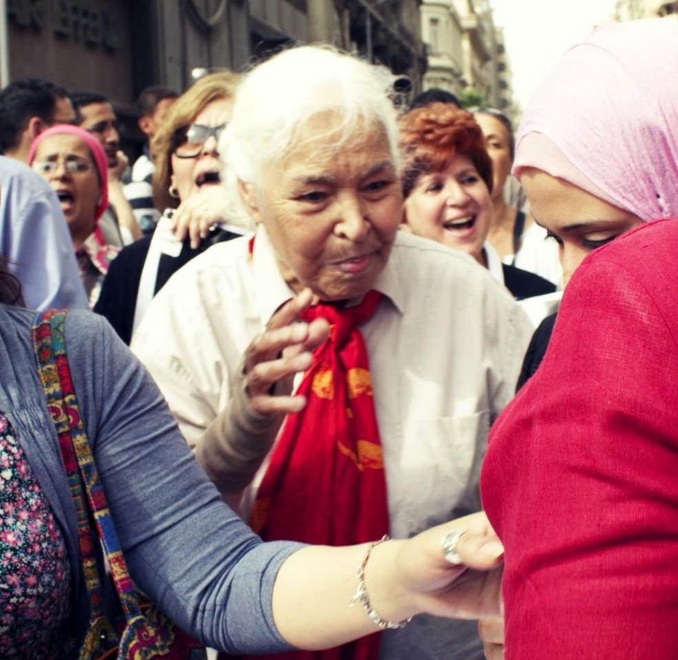 Nawal el Saadawi, Tahrir, Aprile 2012.