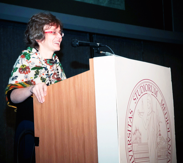 La Prof.ssa Elena Cattaneo alla giornata internazionale per le cellule staminali organizzata dal centro Unistem.