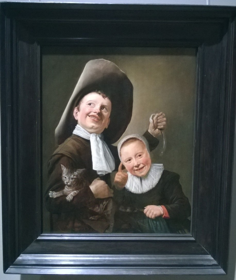 Judith Leyster: bambini con un gatto e un'anguilla, National Gallery, Londra.