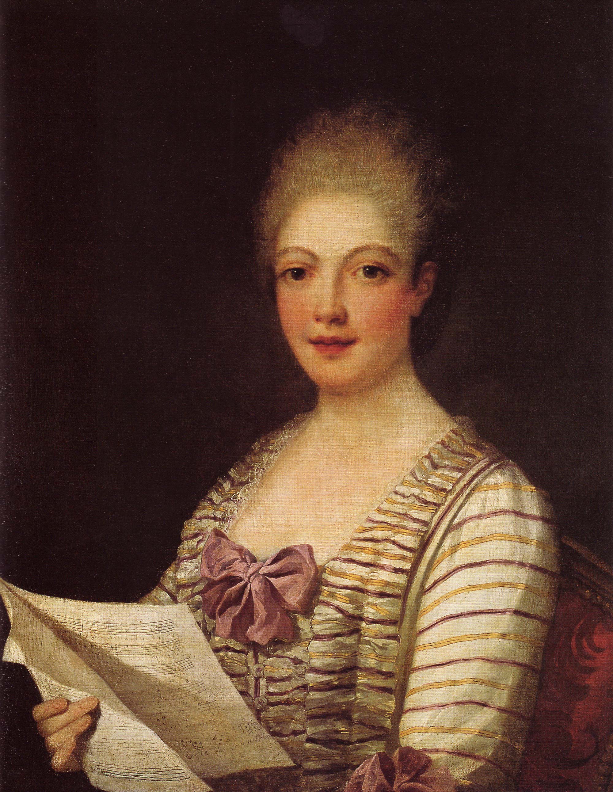  Ritratto di Lucrezia Aguiari: (1741-1783), soprano. Autore Pietro Melchiorre Ferrari.