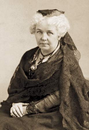 Elizabeth Cady Stanton, 1880.