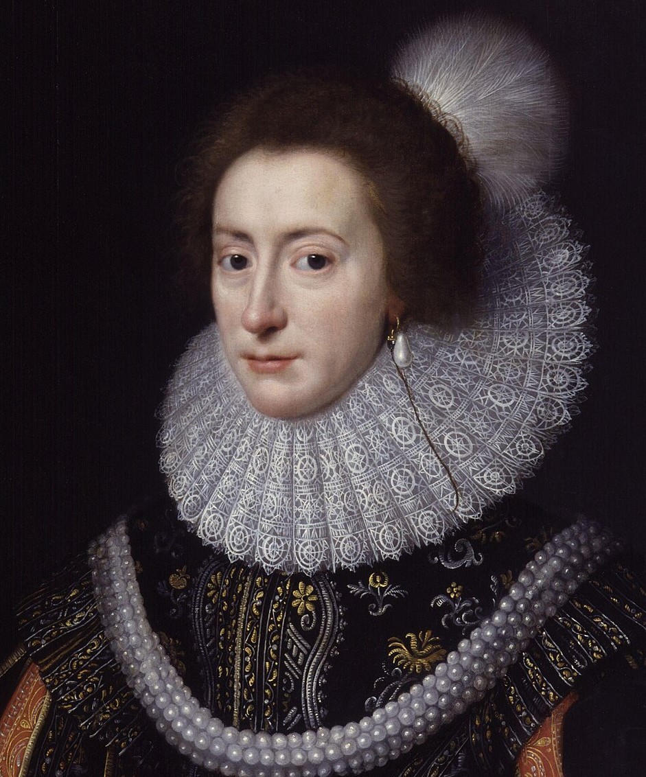 Elisabetta di Boemia in un dipinto di Michiel van Mierevelt (Londra, National Portrait Gallery - 1623 circa). Fonte: Wikimedia Commons