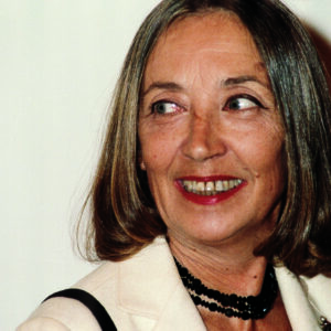 Oriana Fallaci* Firenze 1929 - Firenze 2006