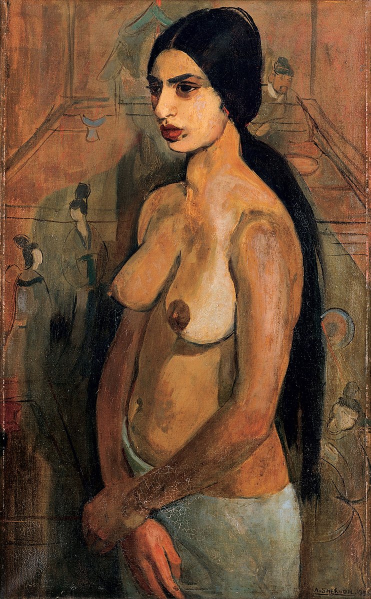 Autoritratto taihitiano, 	Amrita Sher Gill, 1934.